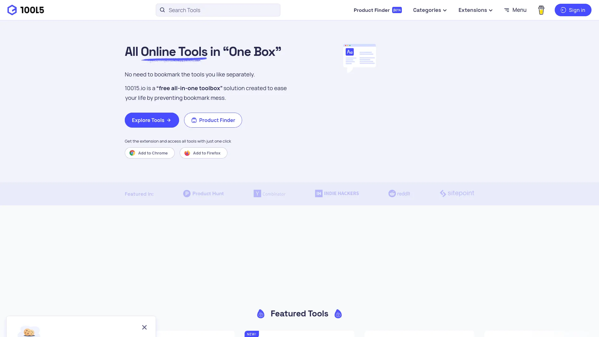 10015 Tools — preview screenshot