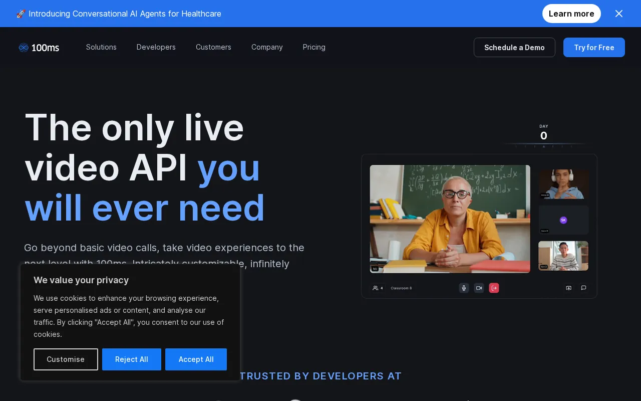 100ms.live — preview screenshot