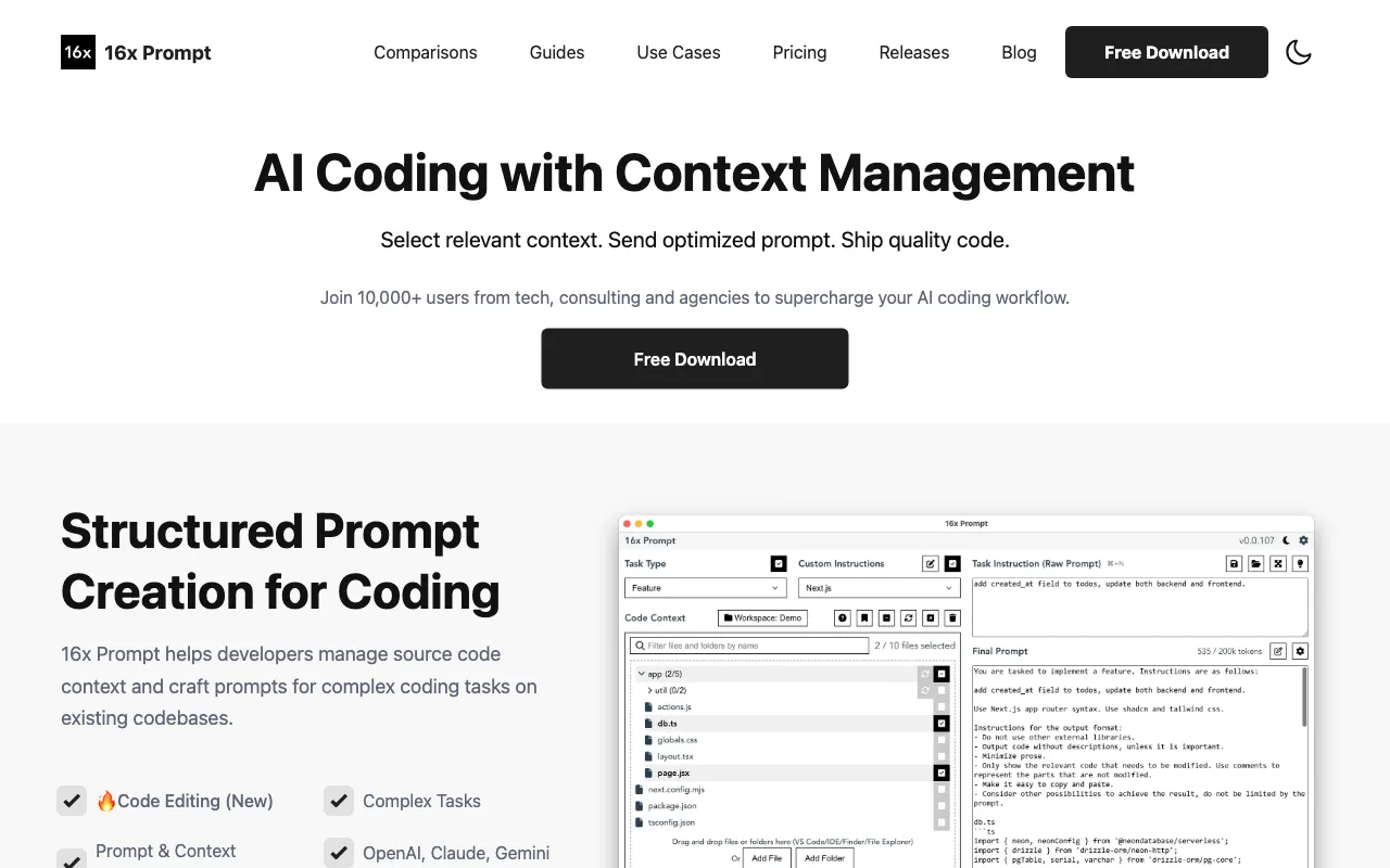 16x Prompt — preview screenshot