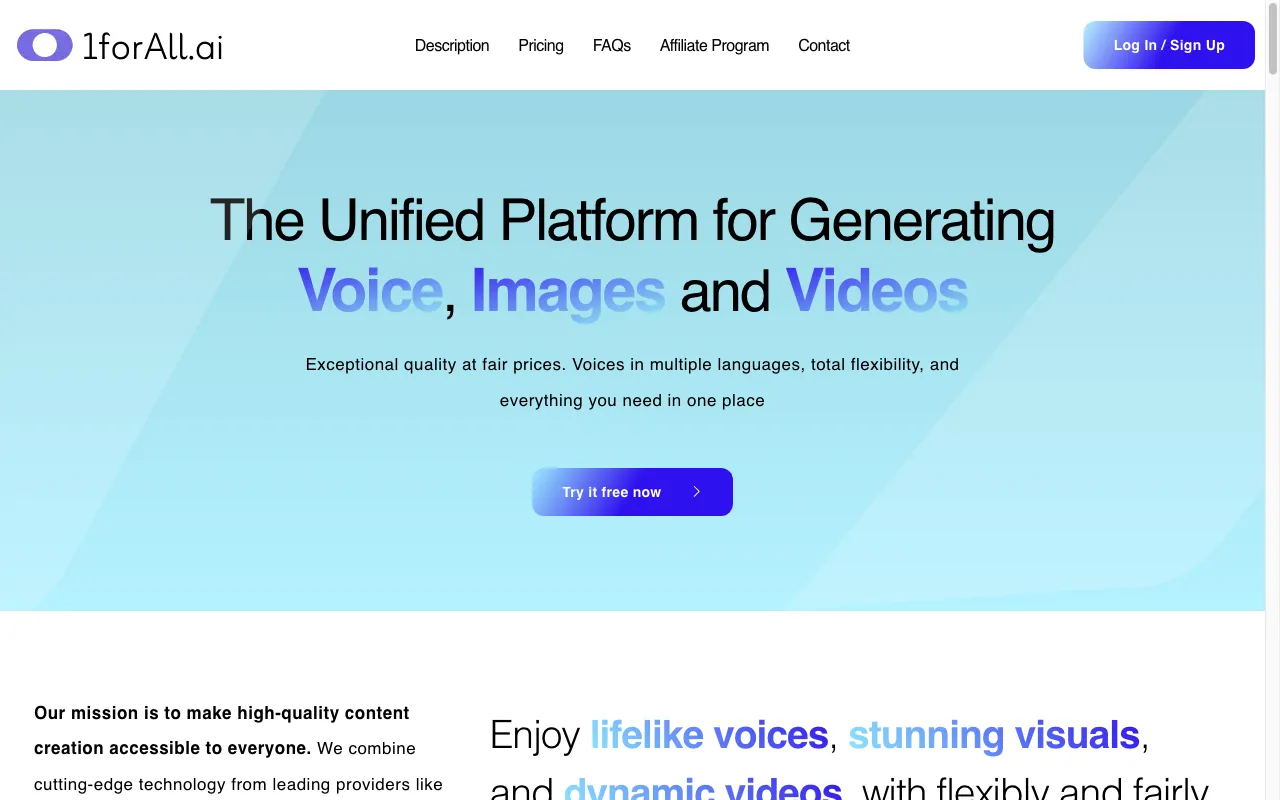 1forAll — preview screenshot