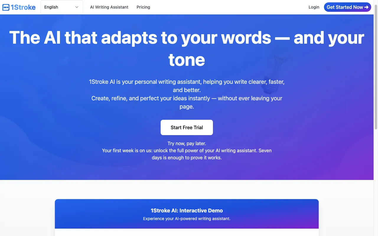 1Stroke — preview screenshot