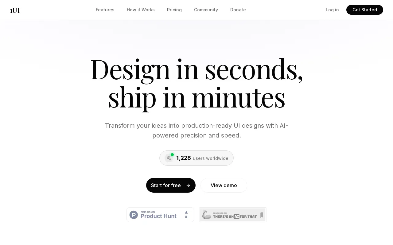 1UI — preview screenshot