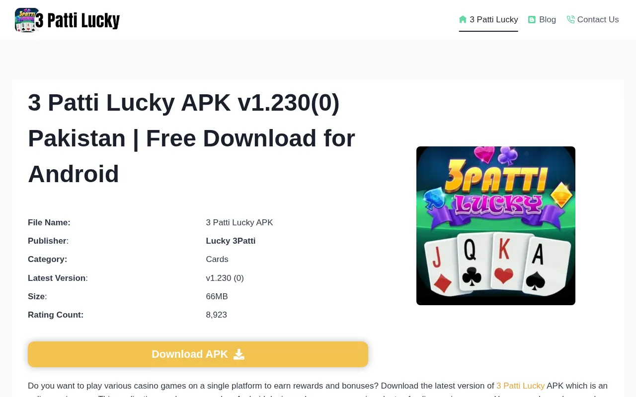3 Patti Lucky — preview screenshot