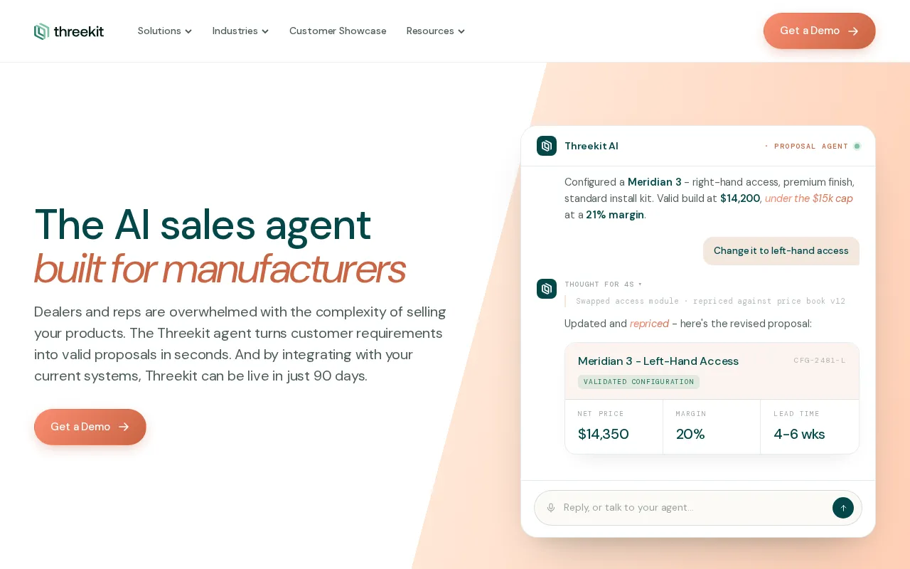 Threekit — preview screenshot