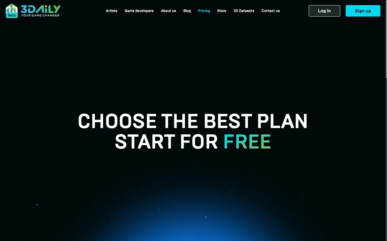 3DAiLY — pricing page