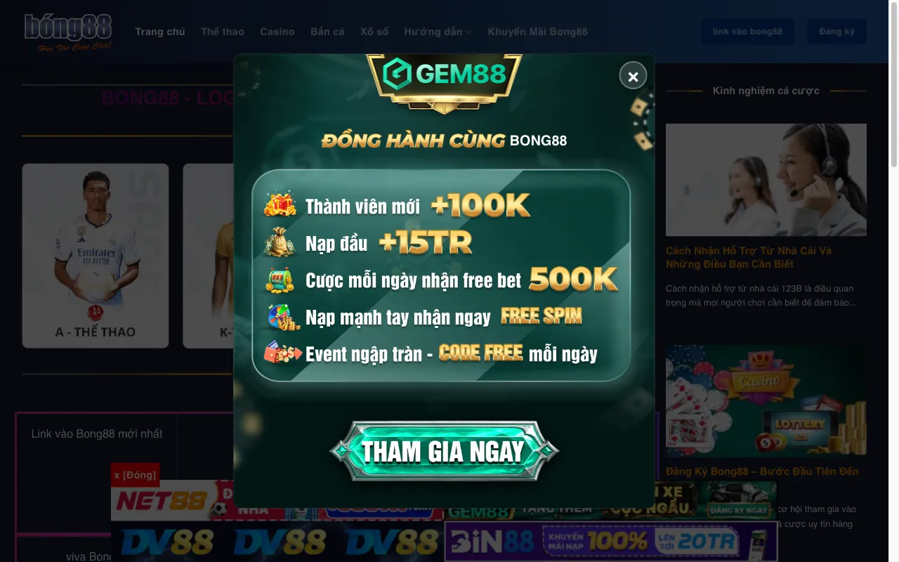 Bong88 — preview screenshot