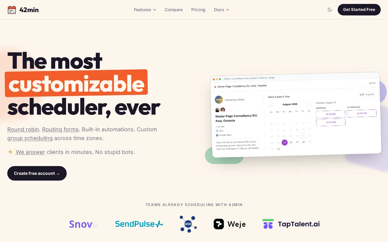 42Min — preview screenshot