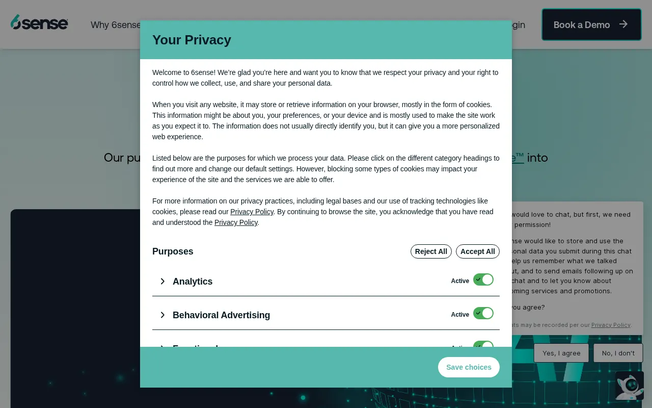 6AI by 6sense — preview screenshot