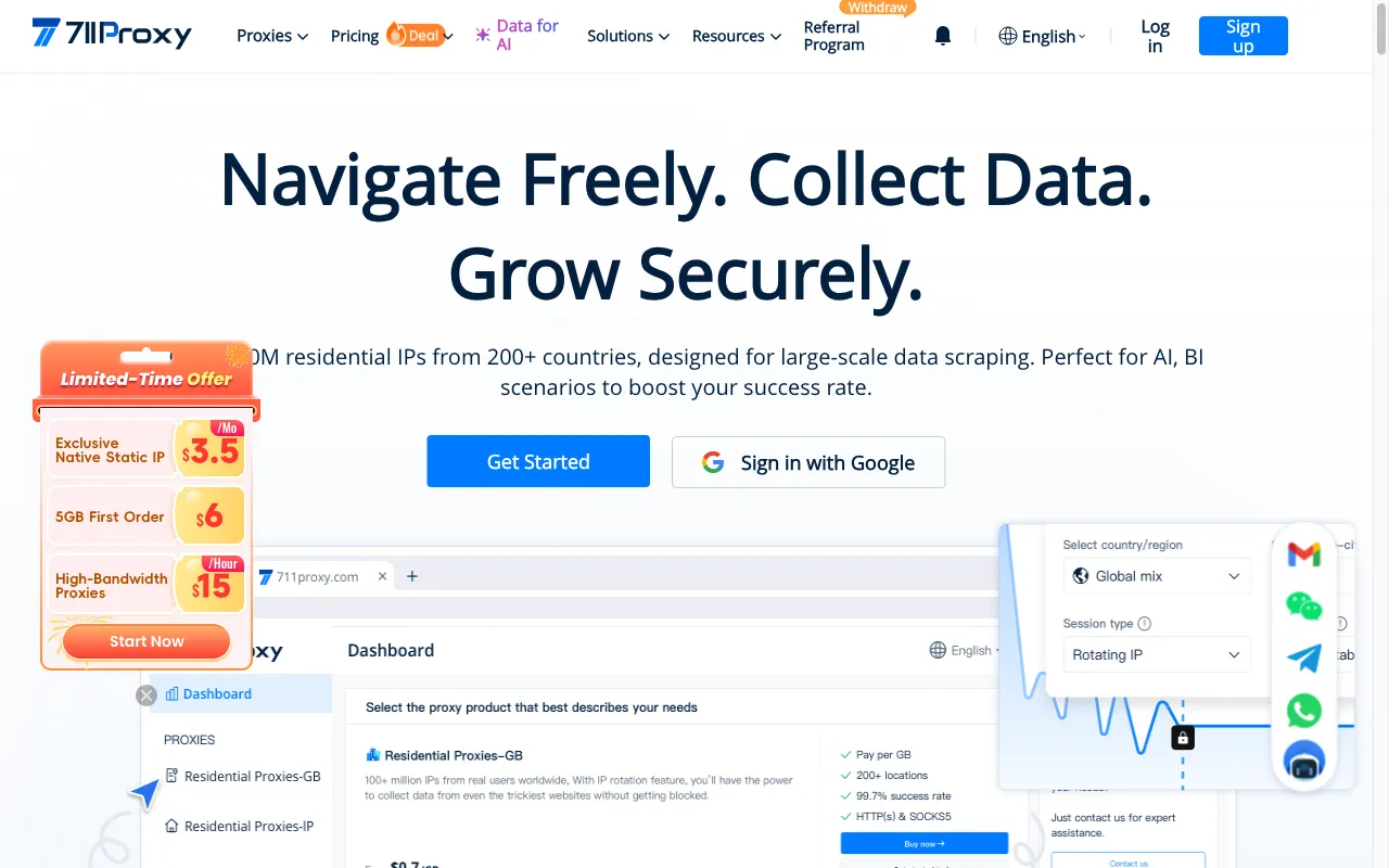 711Proxy — preview screenshot