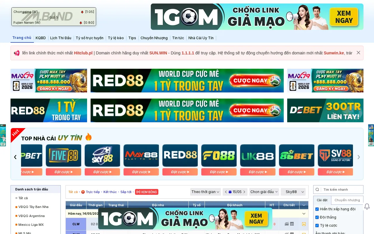 7m.band - Trang Tỷ Lệ Bóng Đá, Dữ Liệu Trực Tuyến 7m — preview screenshot