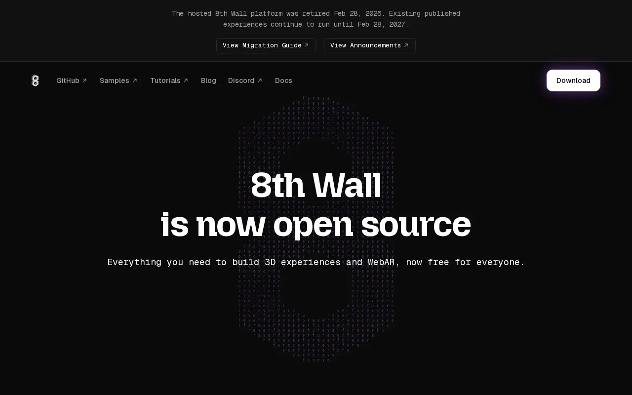 8th Wall — preview screenshot
