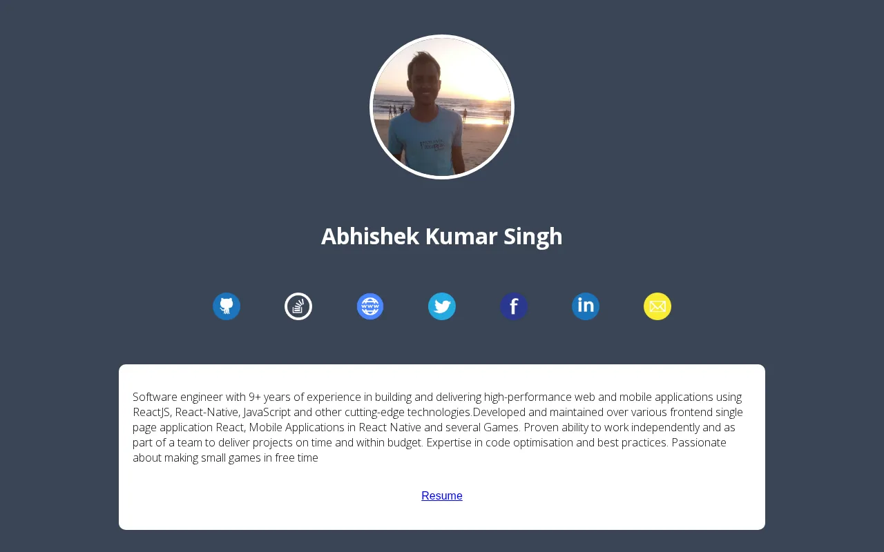 abhishekcode.github.io — preview screenshot