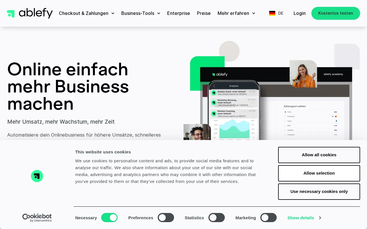 Ablefy — preview screenshot