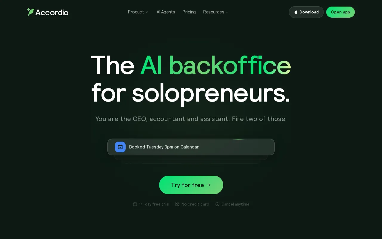 Accordio AI — preview screenshot