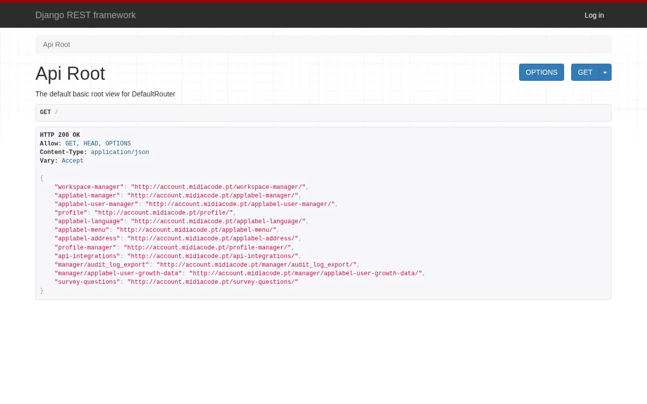 Account — preview screenshot