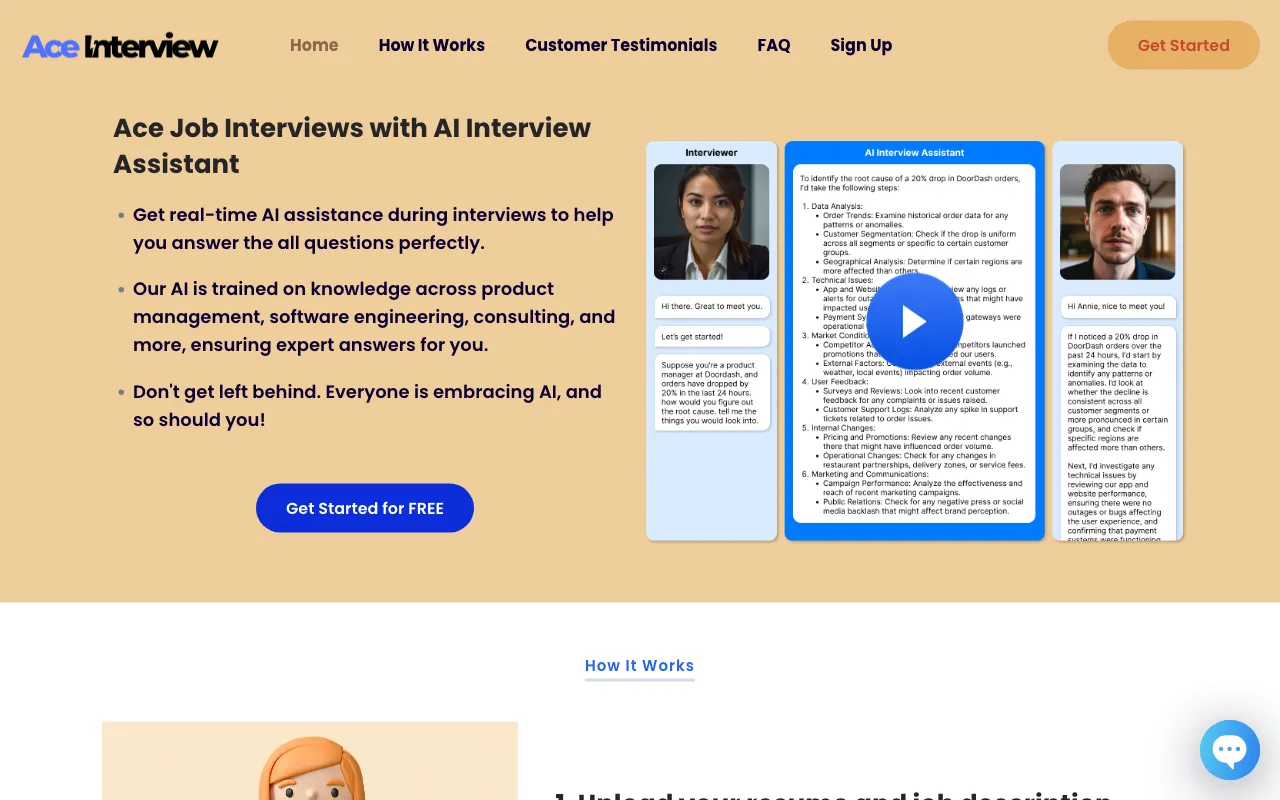 Ace Interview — preview screenshot
