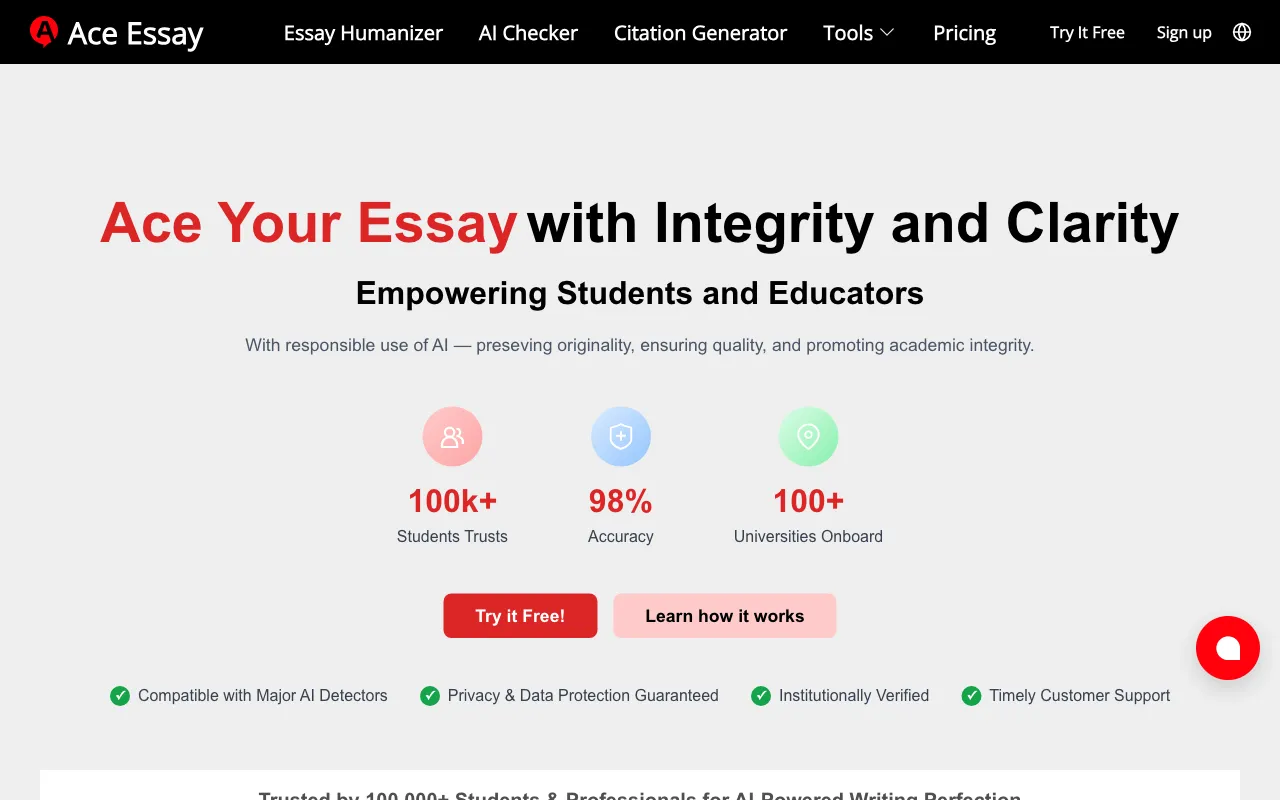 Aceessay.AI — preview screenshot
