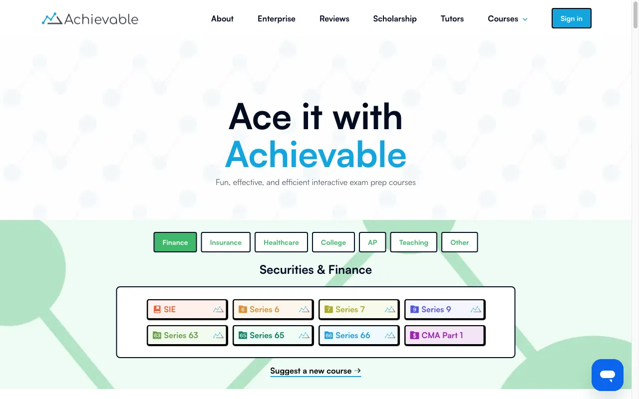 Achievable — preview screenshot