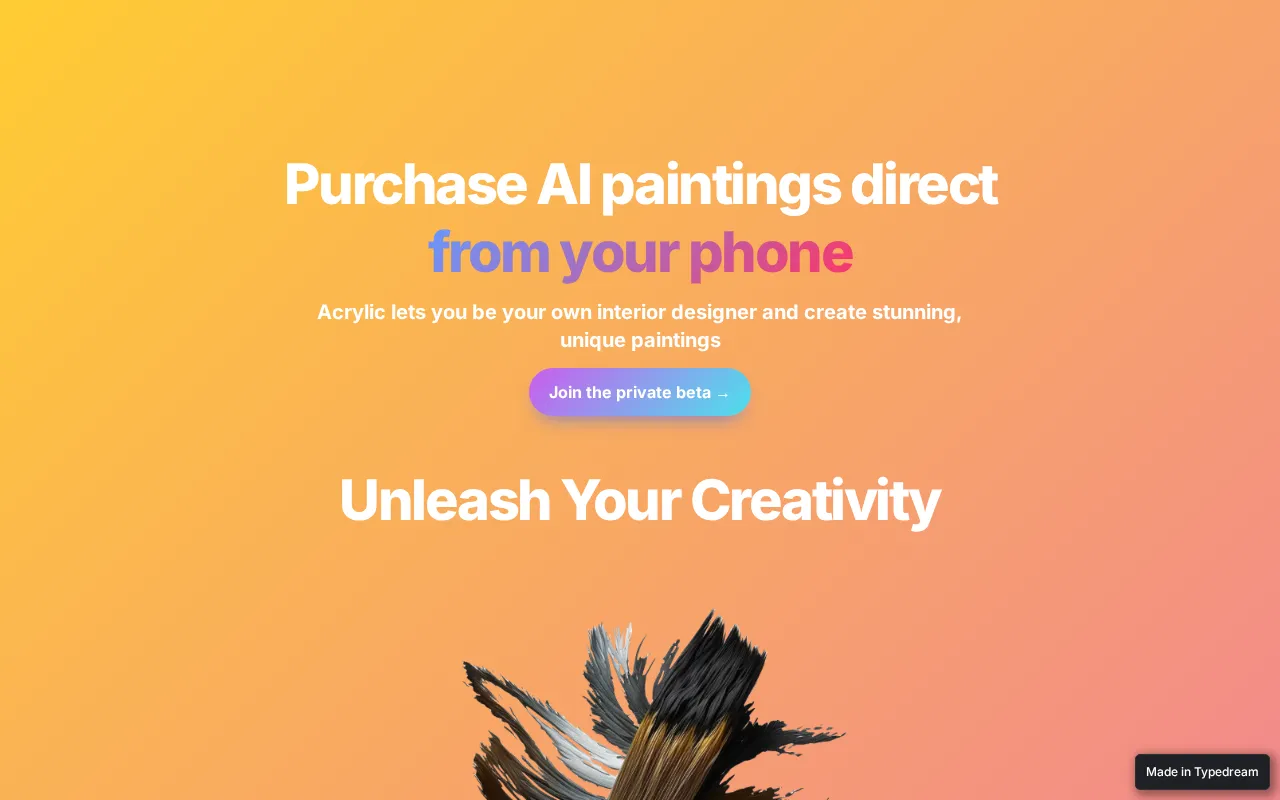 Acrylic — preview screenshot