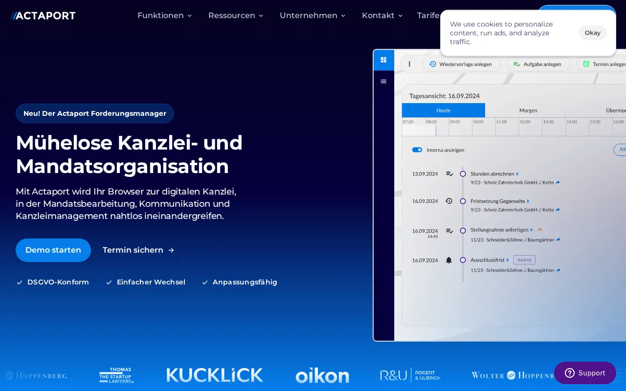Actaport — preview screenshot