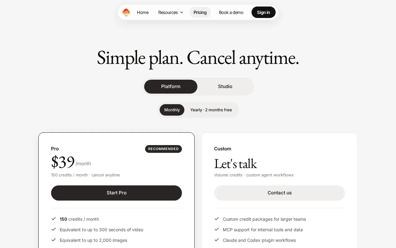 AdAnt AI — pricing page