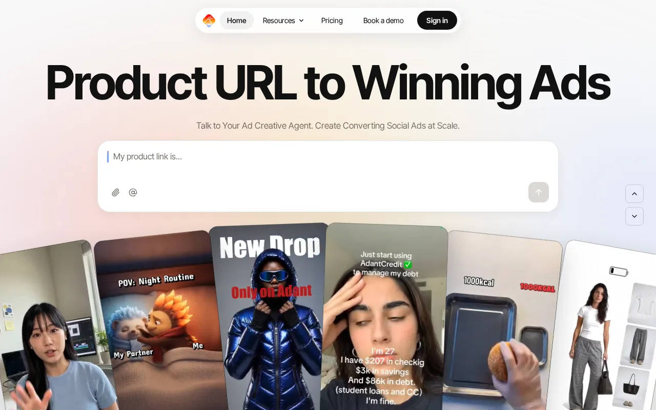 AdAnt AI — preview screenshot