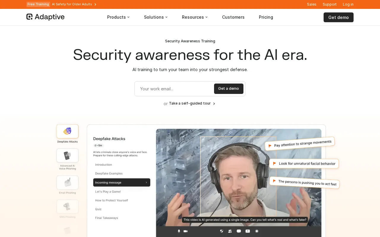 Adaptive Security — preview screenshot