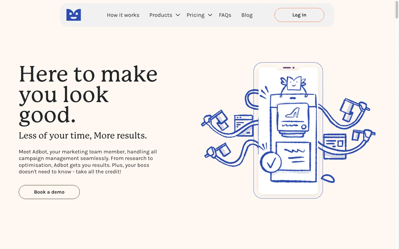 Adbot — pricing page