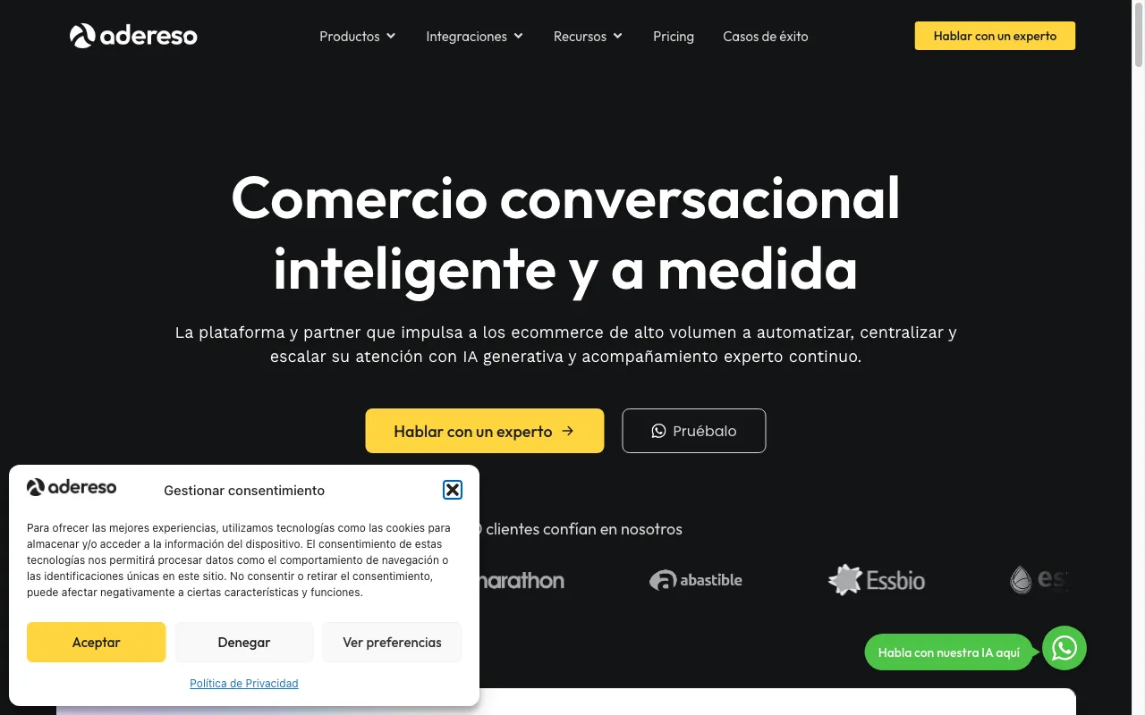 Adereso — preview screenshot