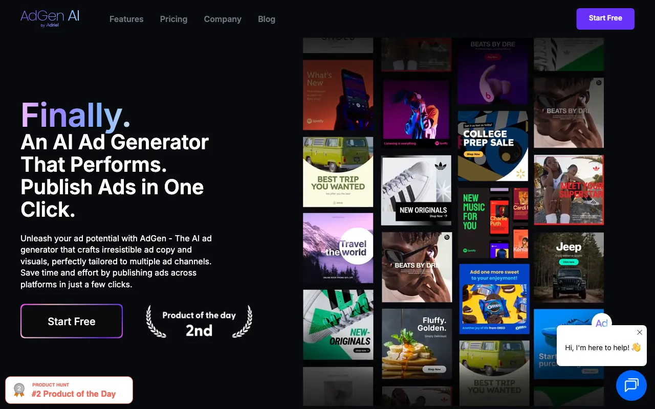 AdGen AI — preview screenshot