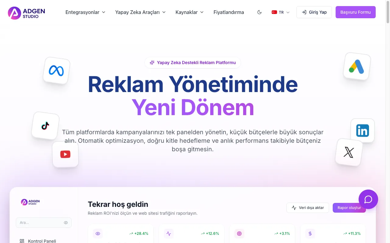 Adgen Studio — preview screenshot