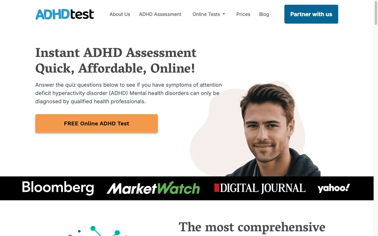 ADHDtest.ai — preview screenshot