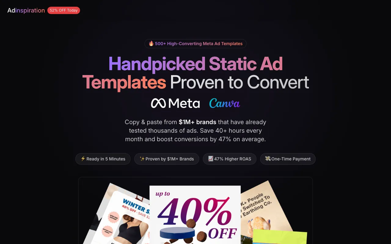 Adinspiration — pricing page