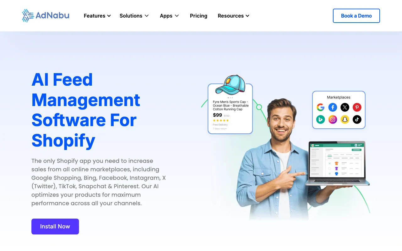 AdNabu 2.0 — preview screenshot