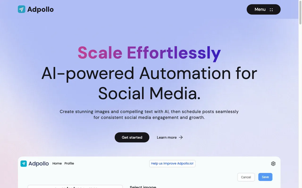 Adpollo — preview screenshot