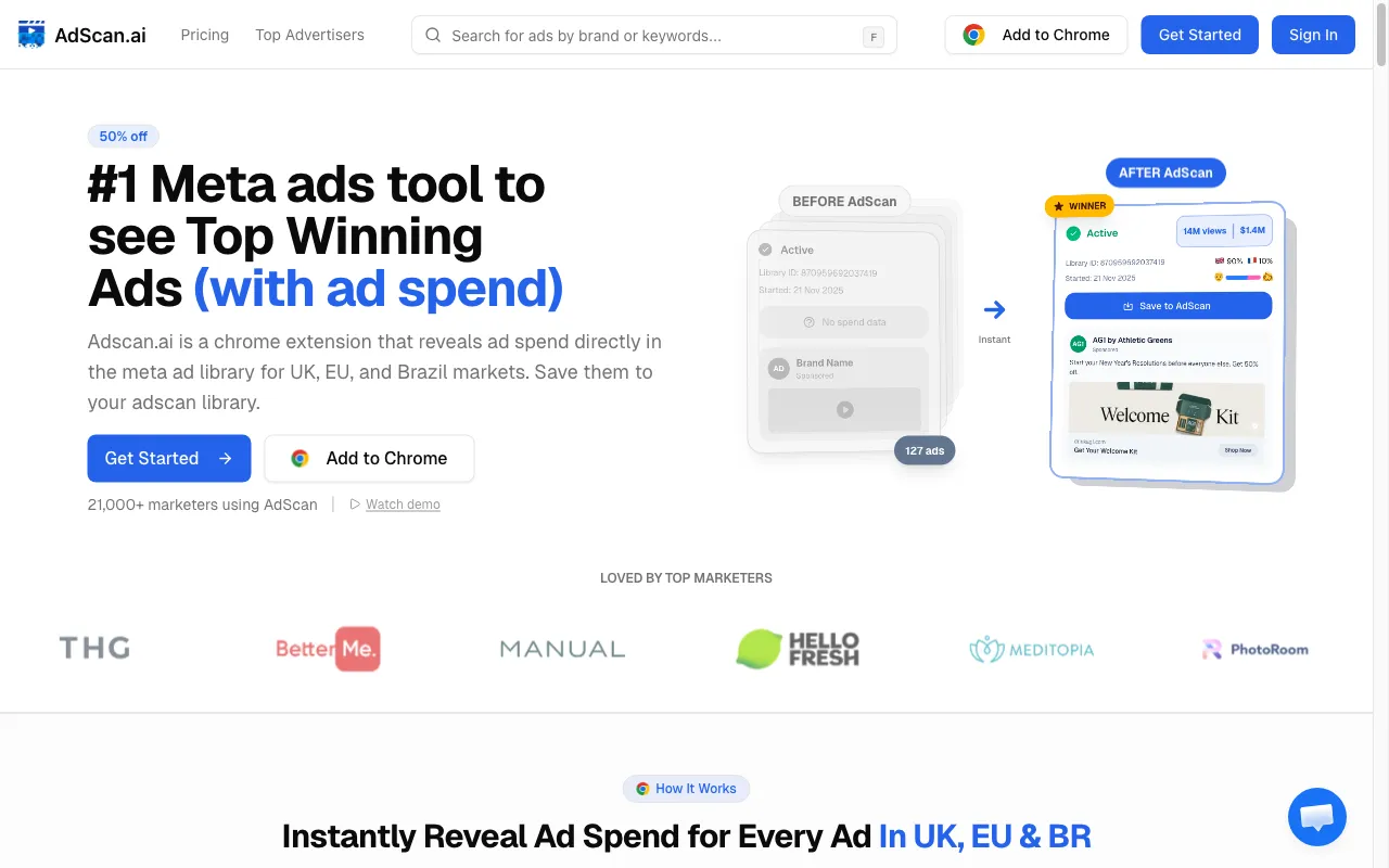 AdScan.ai — preview screenshot