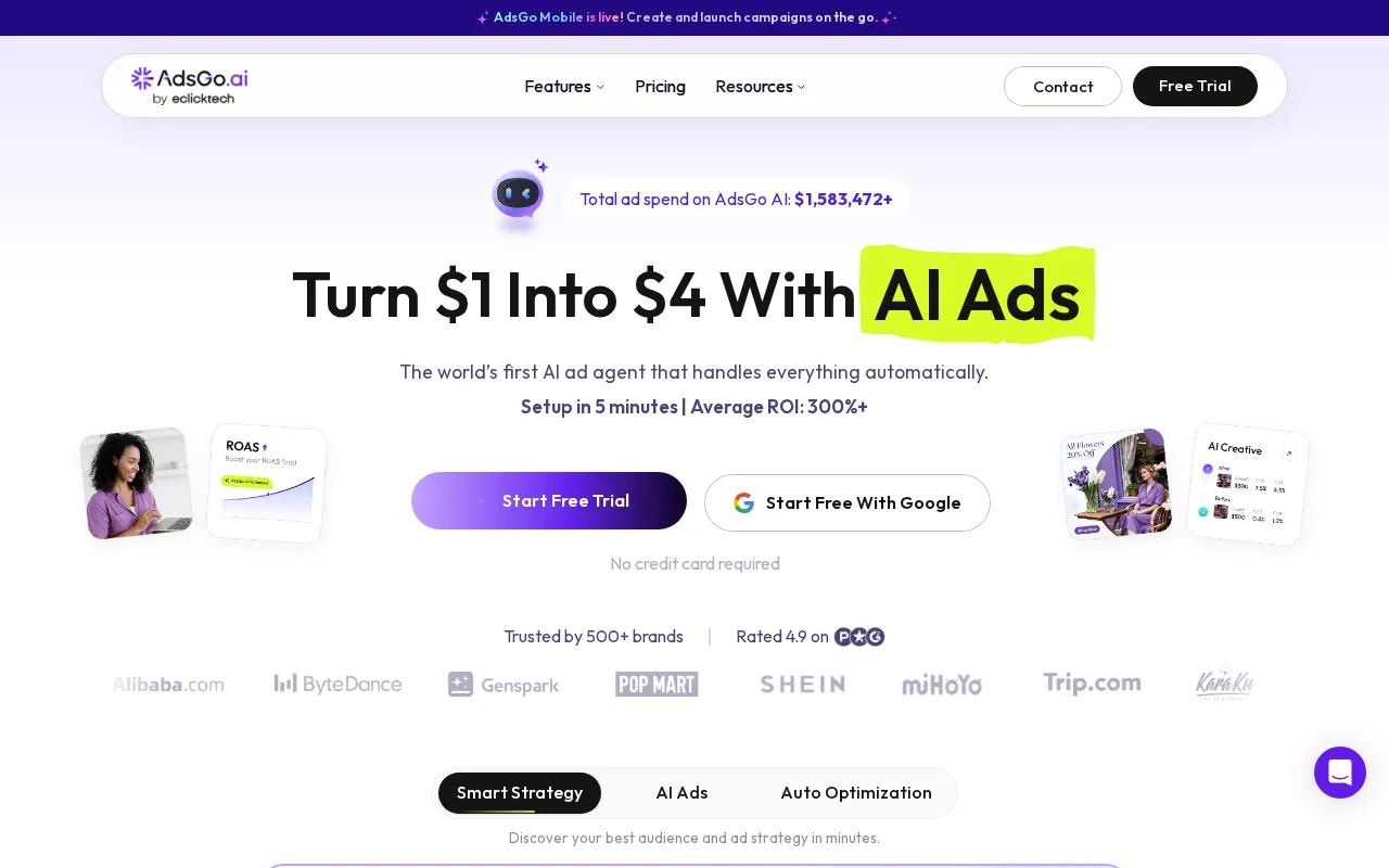 AdsGo AI — preview screenshot