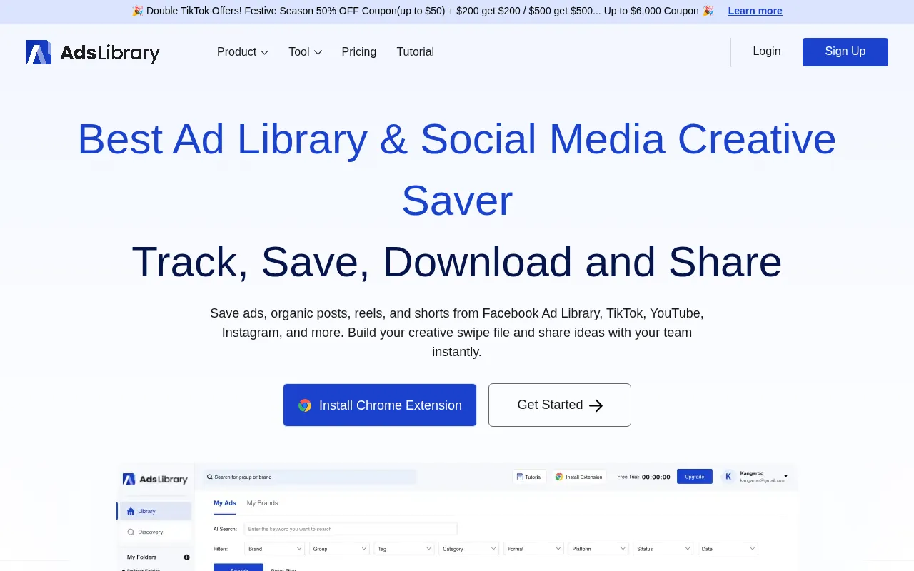 AdsLibrary — preview screenshot