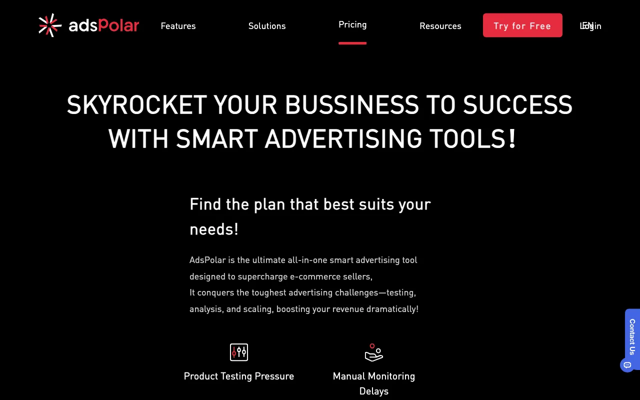 AdsPolar — pricing page