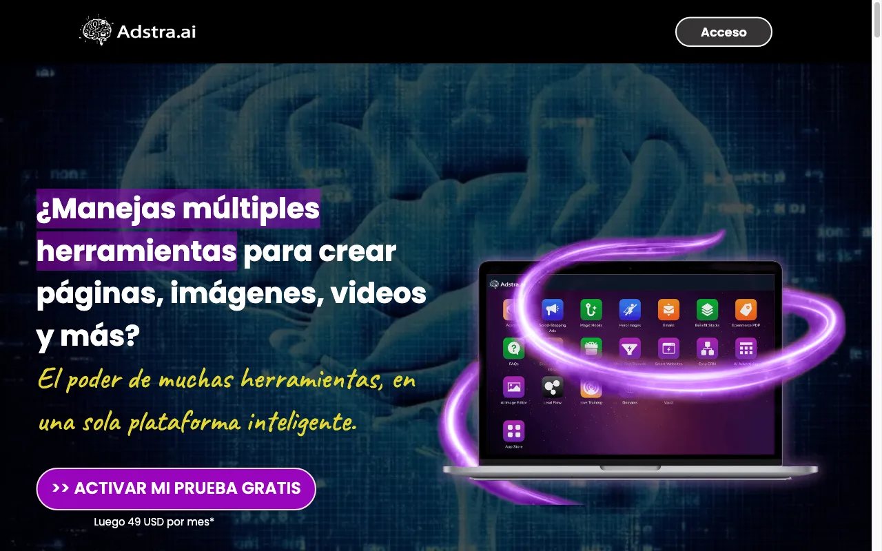 Adstra — preview screenshot