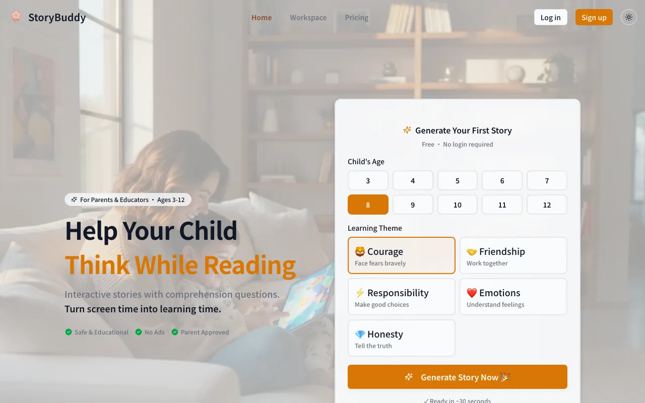 StoryBuddy — preview screenshot