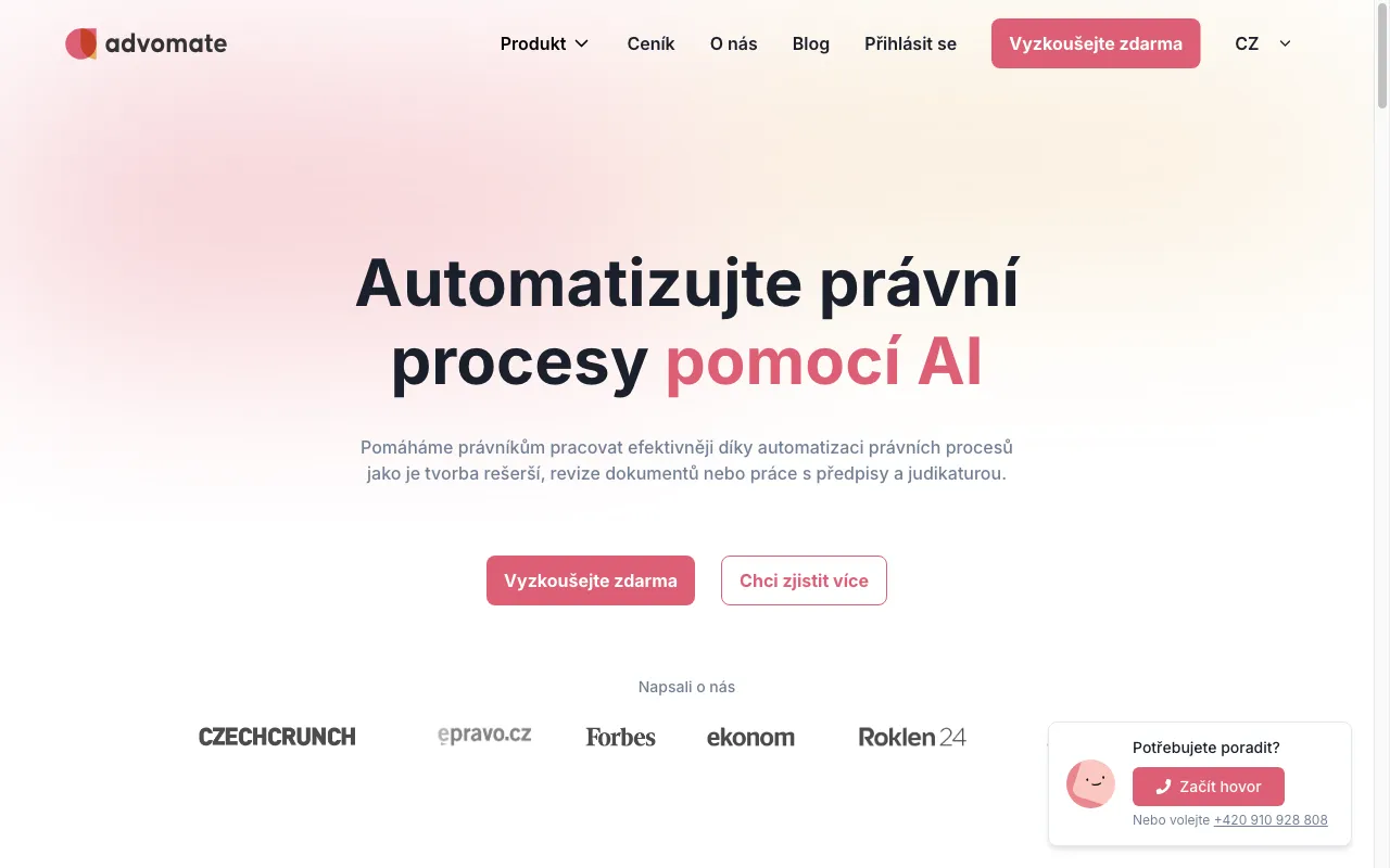 Advomate — preview screenshot