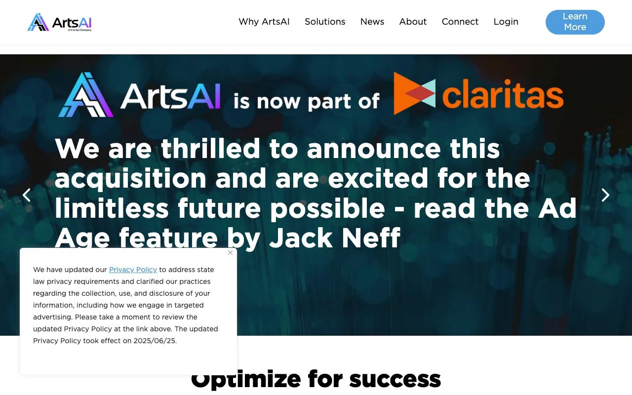 ArtsAI — preview screenshot