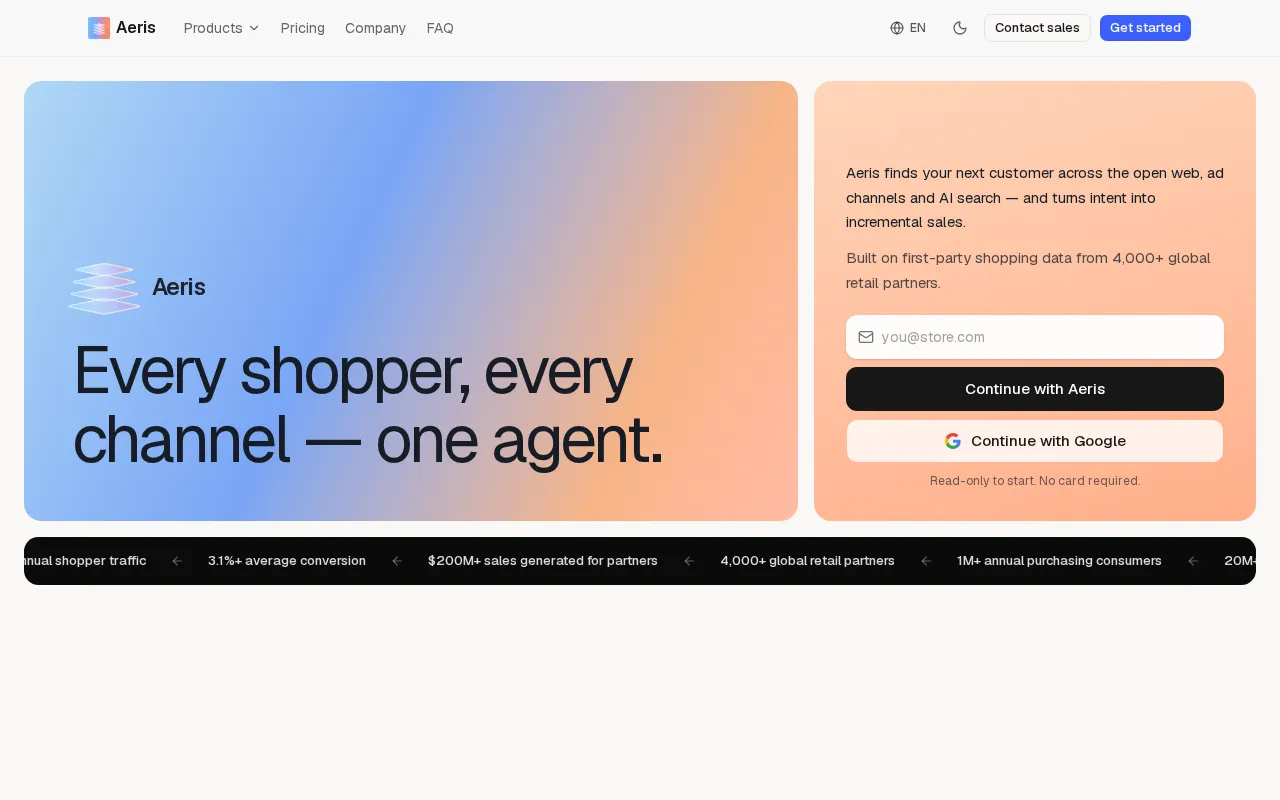 Aeris — preview screenshot