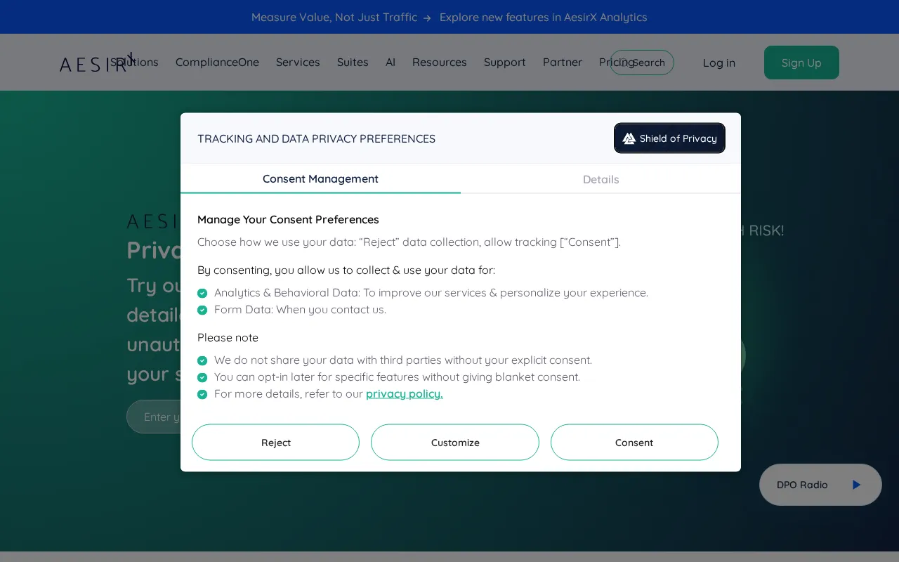 AesirX — preview screenshot