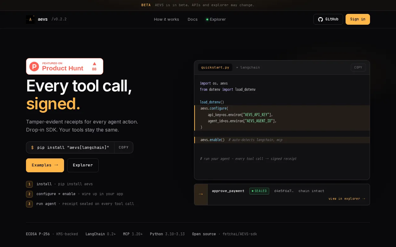AEVS — preview screenshot