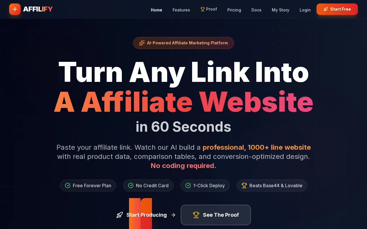 AFFILIFY — preview screenshot
