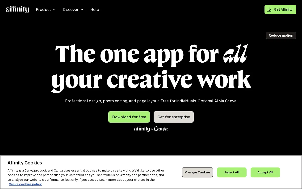 Affinity — preview screenshot