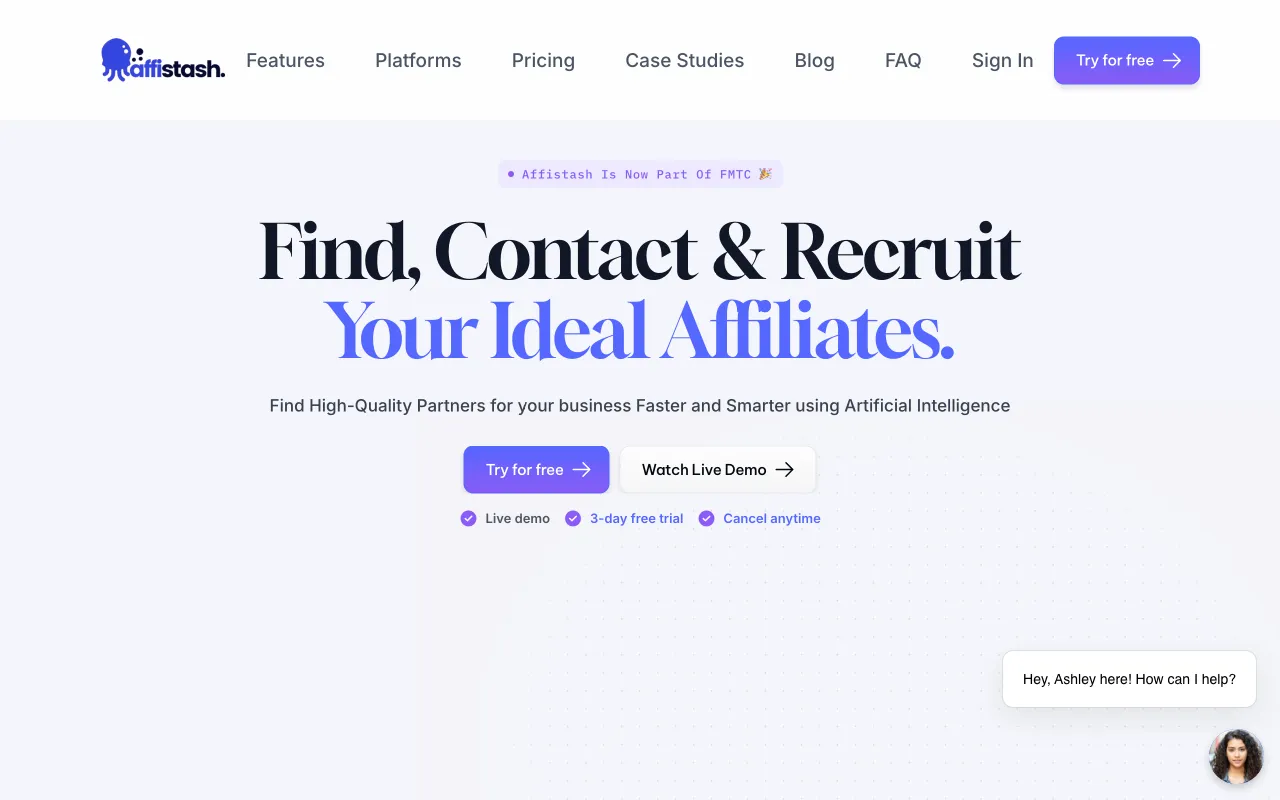 Affistash — preview screenshot