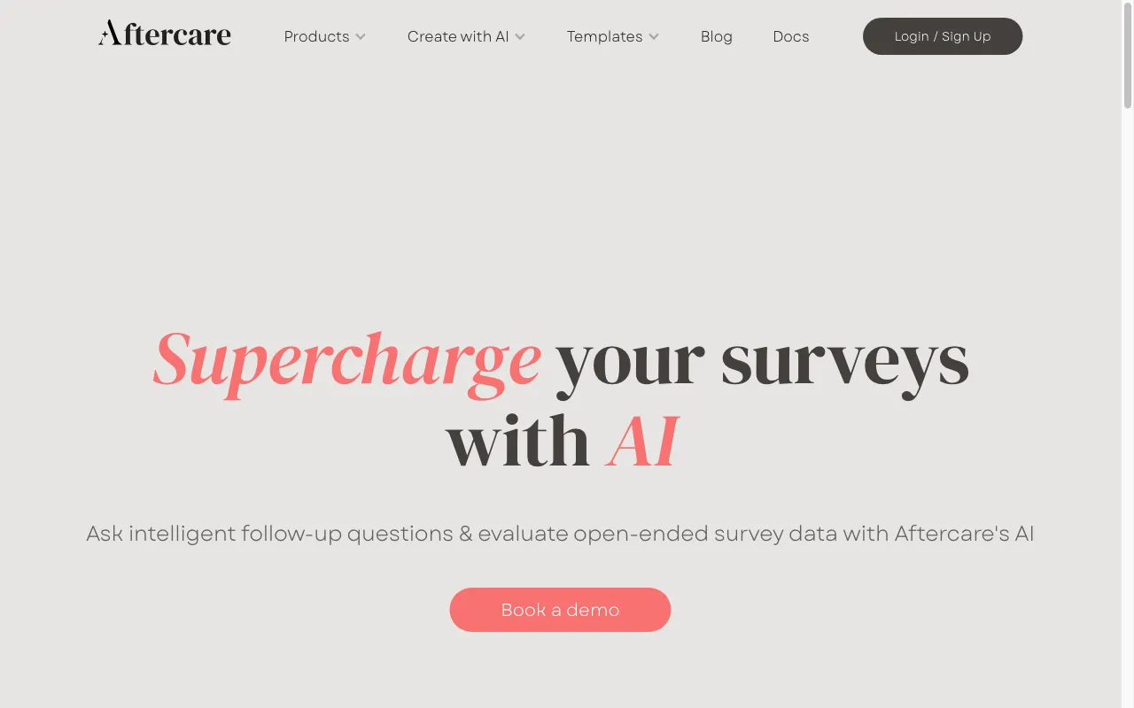 Aftercare — preview screenshot